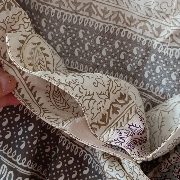 Finity Studio Silk Wrap Maxi Skirt 8 - Picture 8 of 9